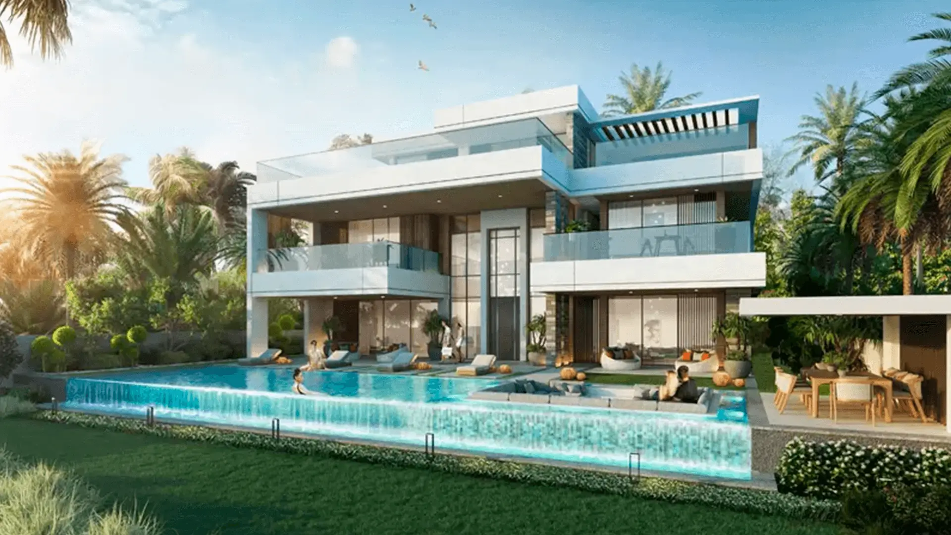 Property building Lagoons Morocco Phase II by DAMAC